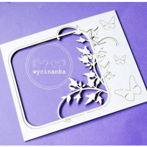 Tekturka Wycinanka Ramka - Pełnia lata #1